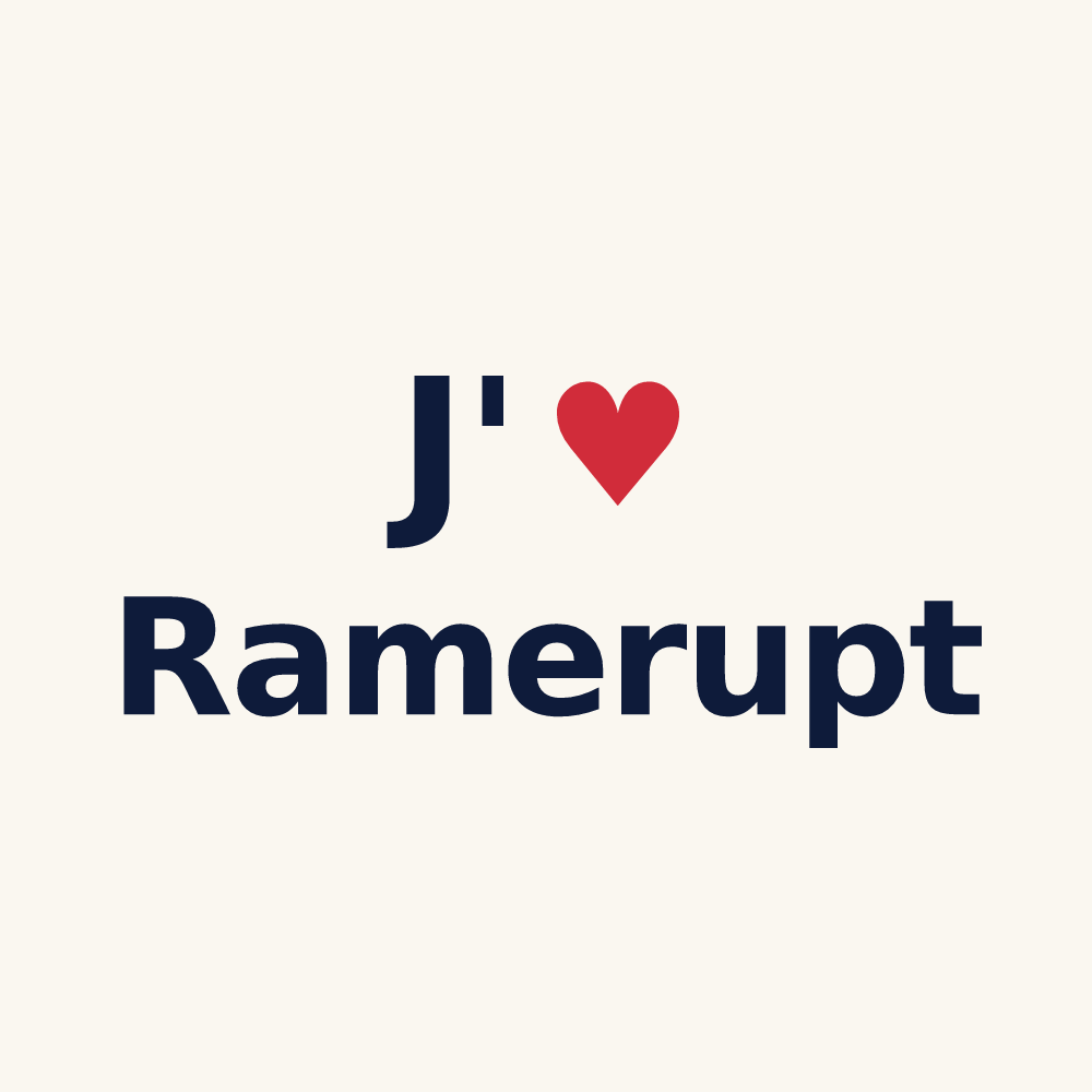 Tasse personnalisée Ramerupt — design J'aime Ramerupt