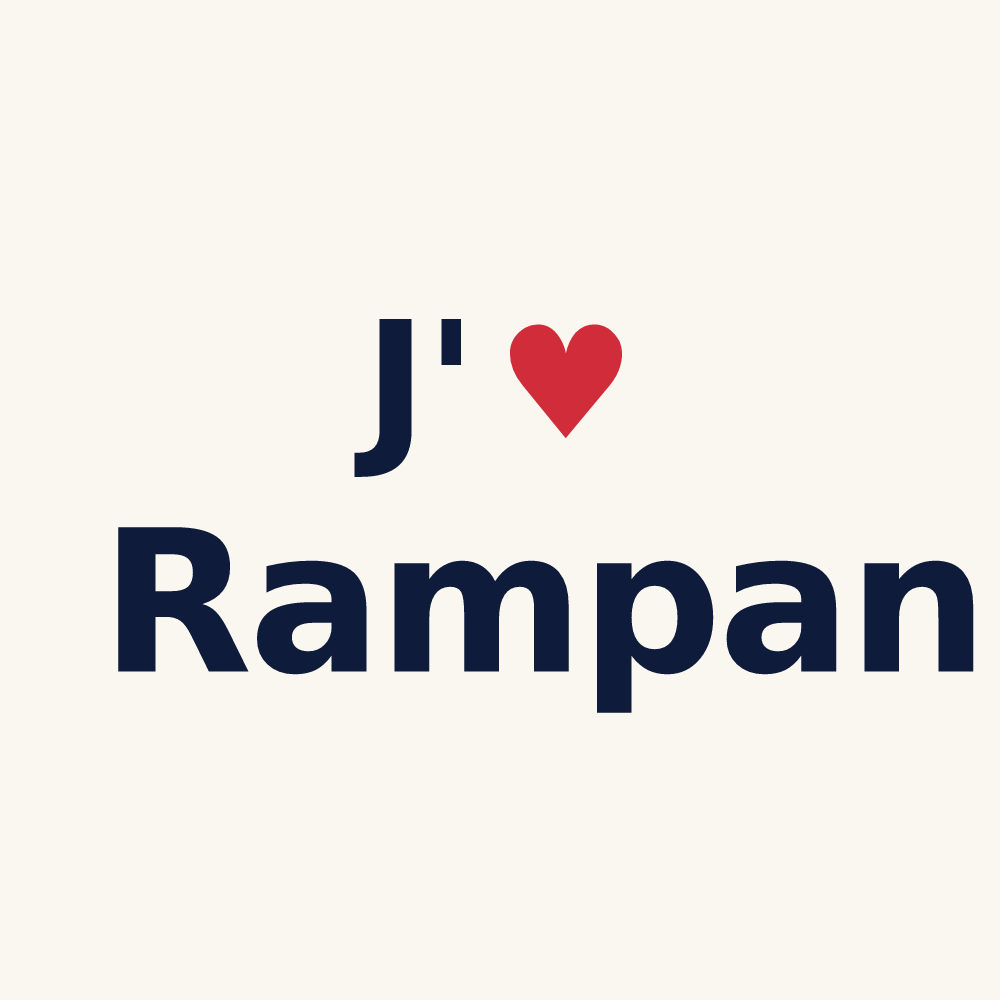 Tasse personnalisée Rampan — design J'aime Rampan