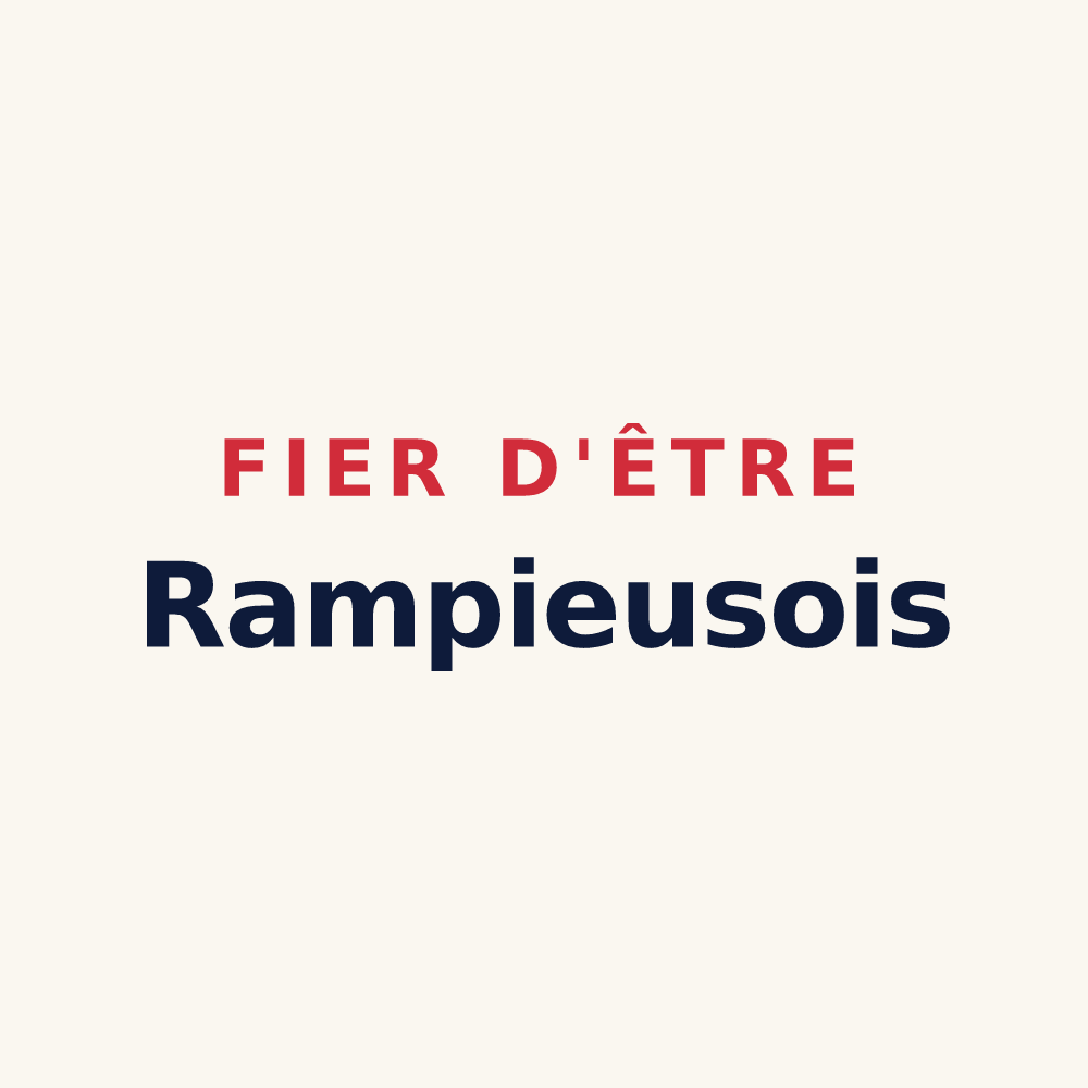 Tasse « Fier d'être Rampieusois » — design pour Rampieux