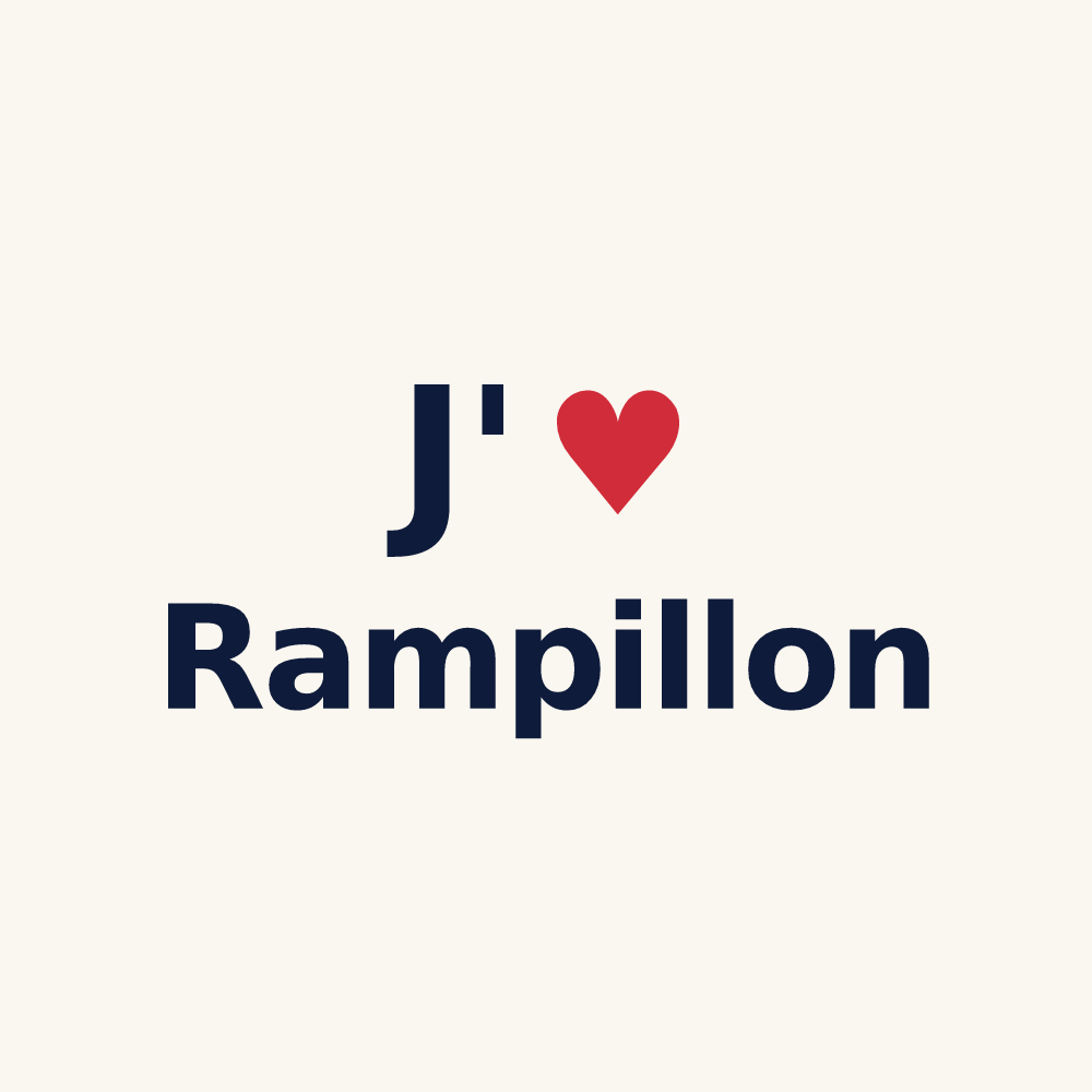 Tasse personnalisée Rampillon — design J'aime Rampillon