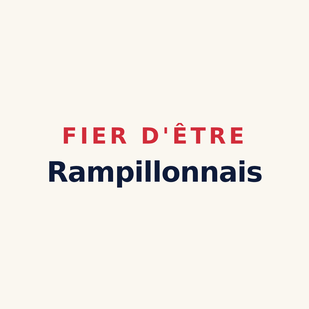 Tasse « Fier d'être Rampillonnais » — design pour Rampillon