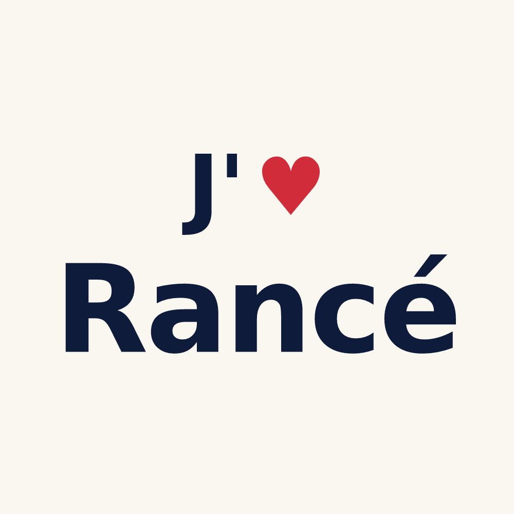 Tasse personnalisée Rancé — design J'aime Rancé