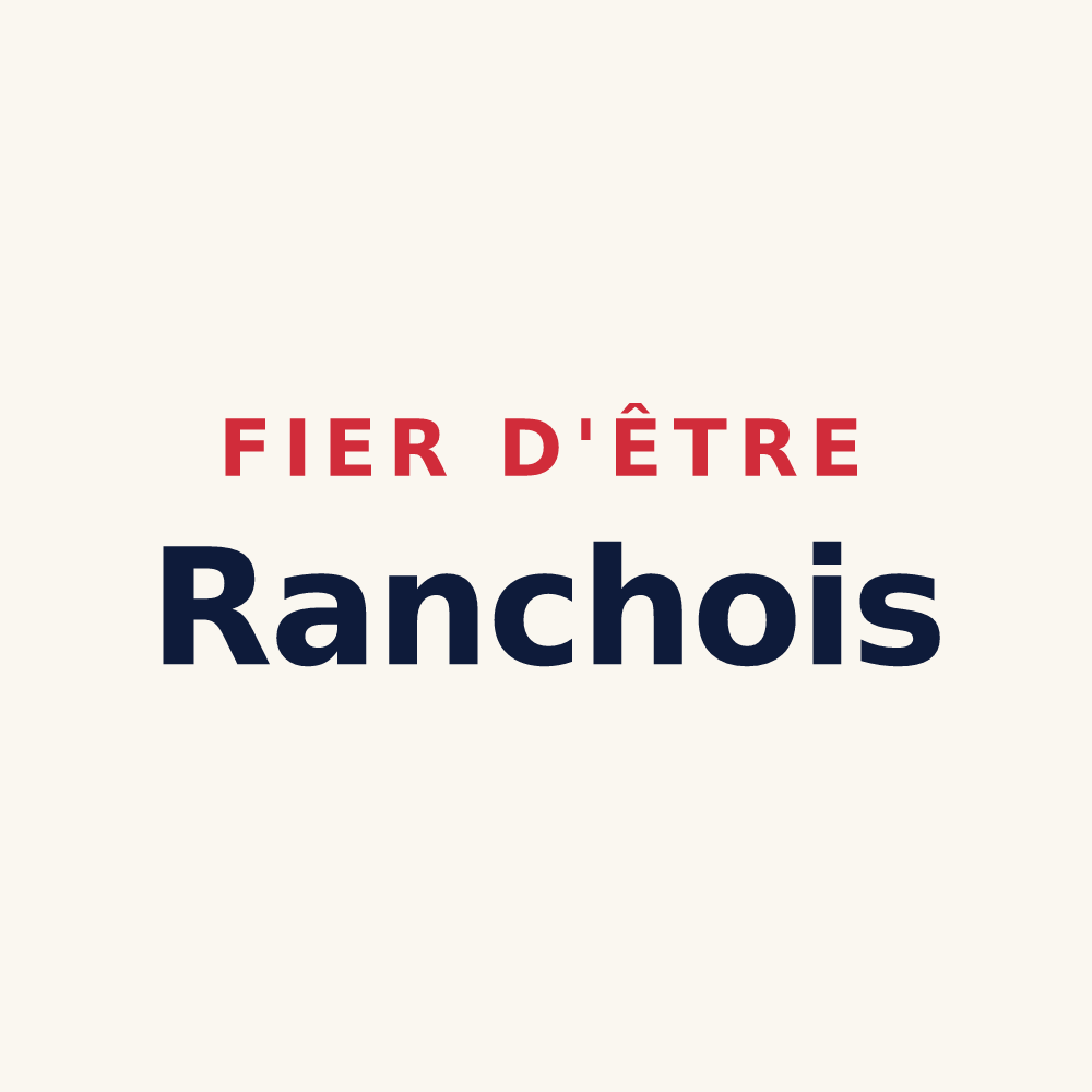Tasse « Fier d'être Ranchois » — design pour Ranchy