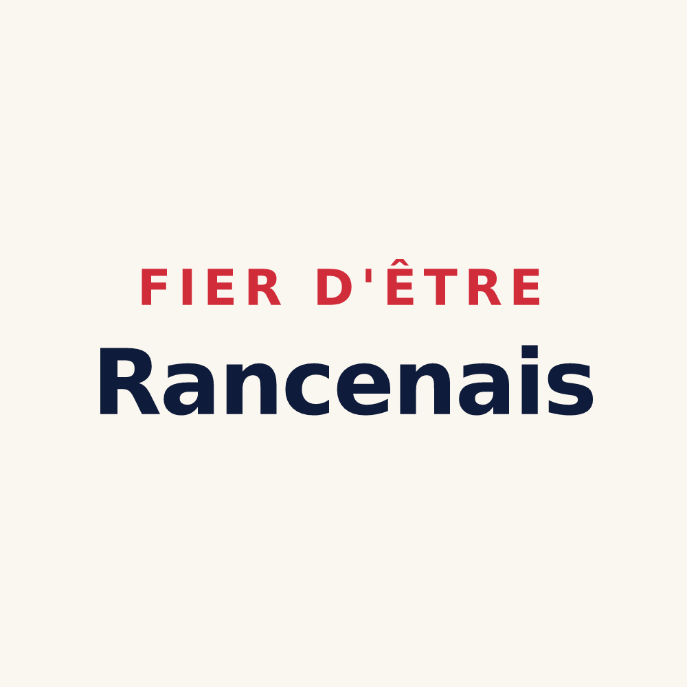 Tasse « Fier d'être Rancenais » — design pour Rançonnières