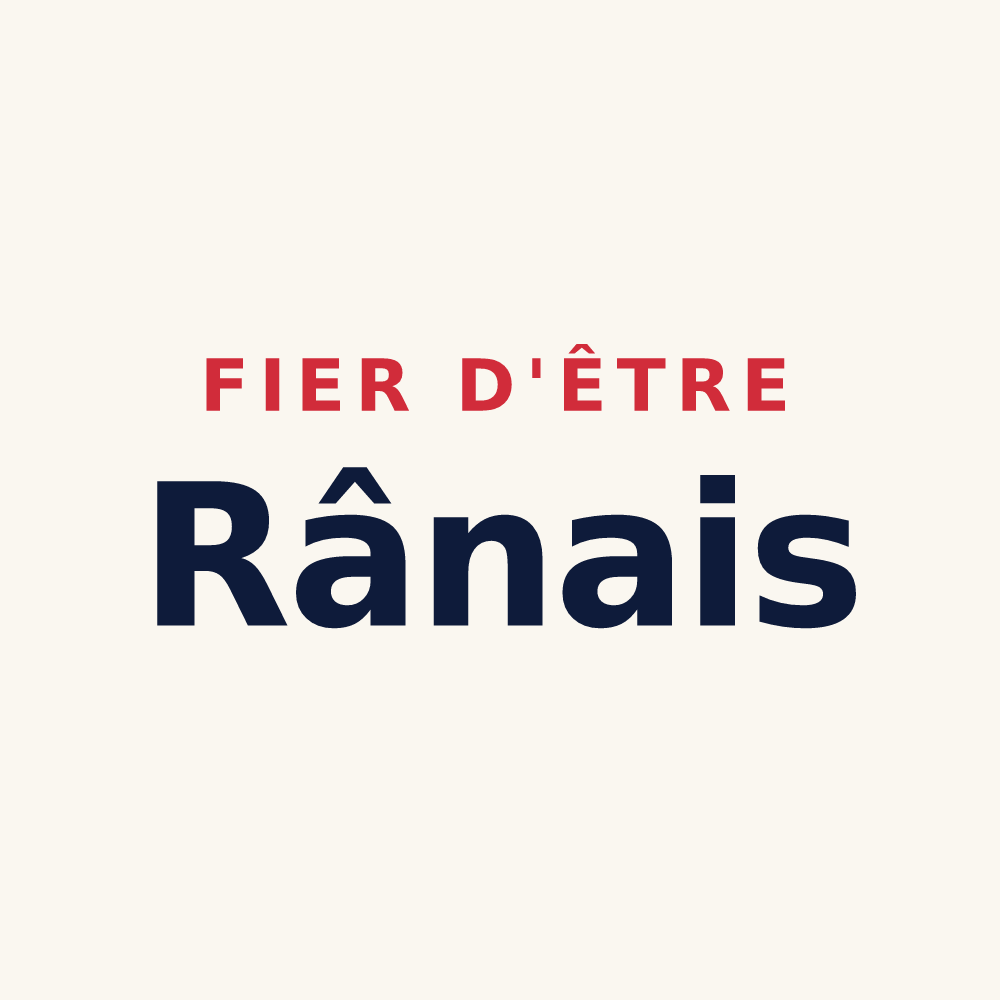 Tasse « Fier d'être Rânais » — design pour Rânes