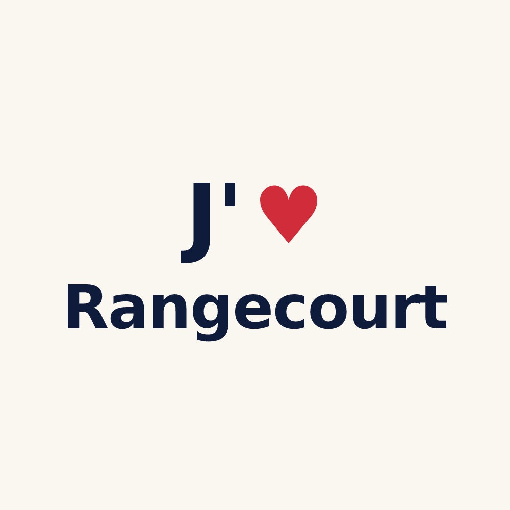 Tasse personnalisée Rangecourt — design J'aime Rangecourt