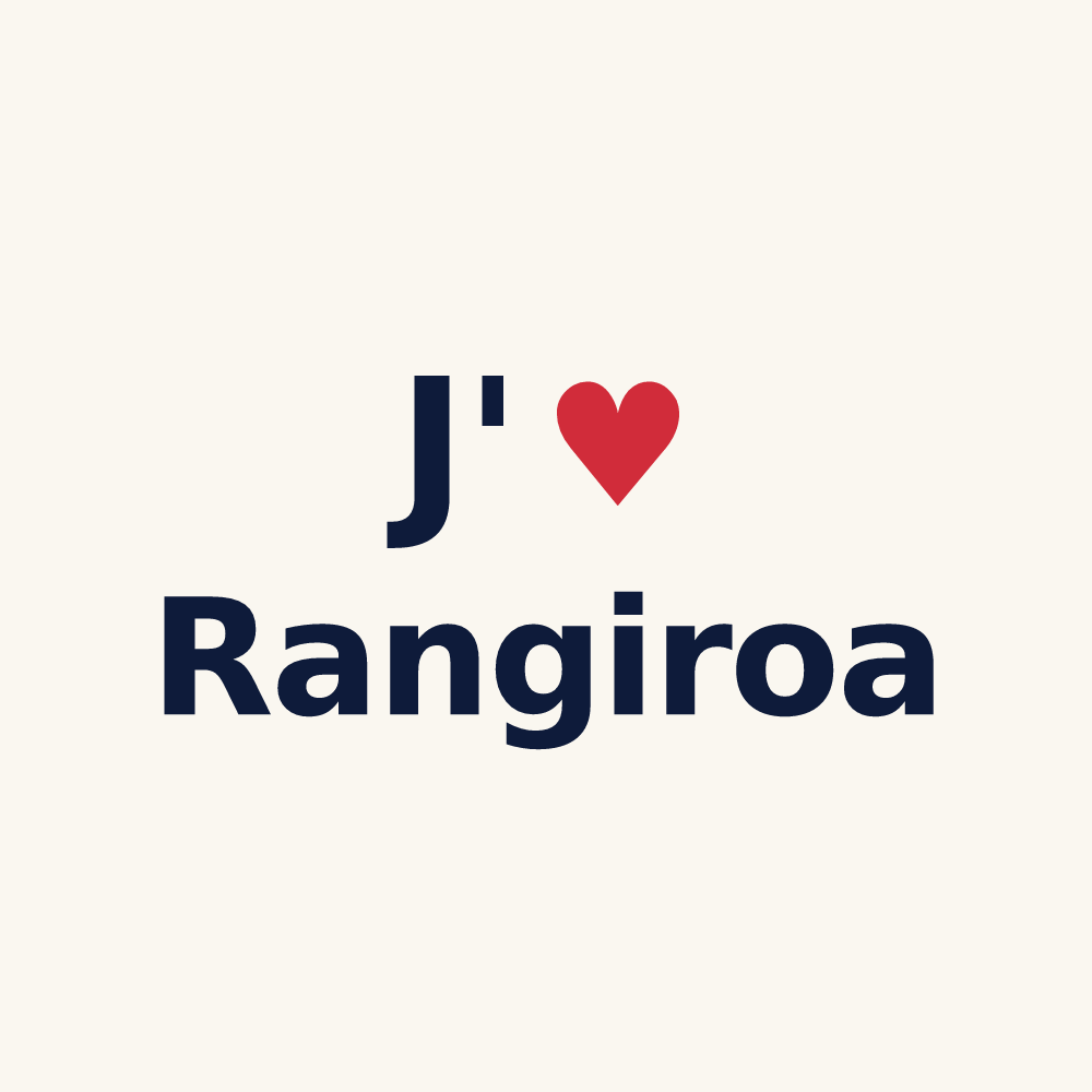 Tasse personnalisée Rangiroa — design J'aime Rangiroa