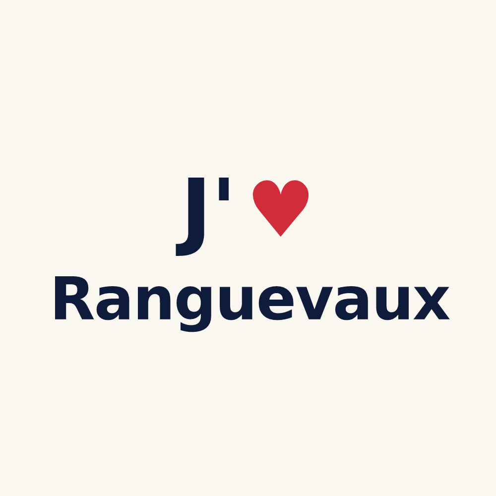 Tasse personnalisée Ranguevaux — design J'aime Ranguevaux