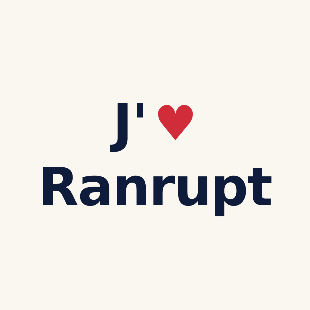 Tasse personnalisée Ranrupt — design J'aime Ranrupt