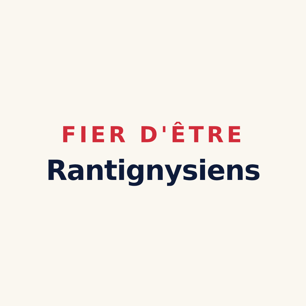 Tasse « Fier d'être Rantignysiens » — design pour Rantigny
