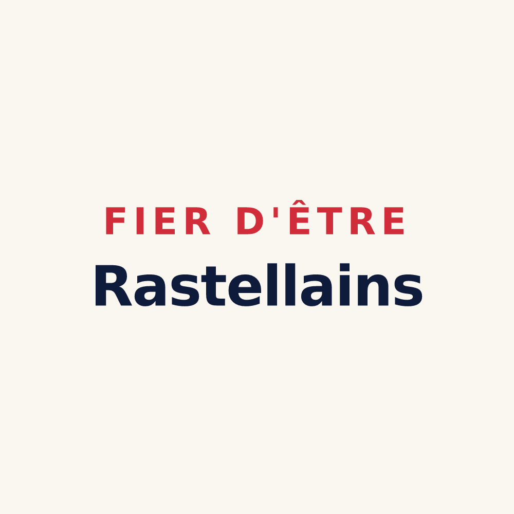 Tasse « Fier d'être Rastellains » — design pour Rasteau