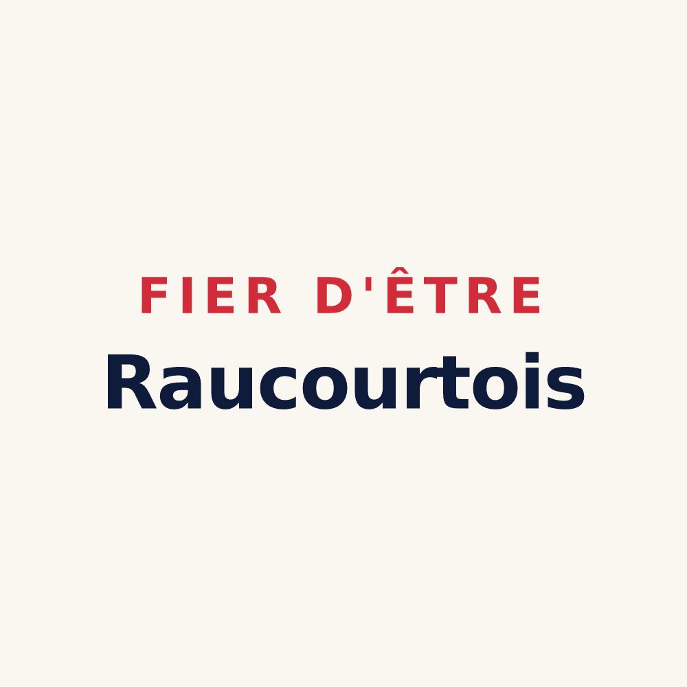 Tasse « Fier d'être Raucourtois » — design pour Raucourt