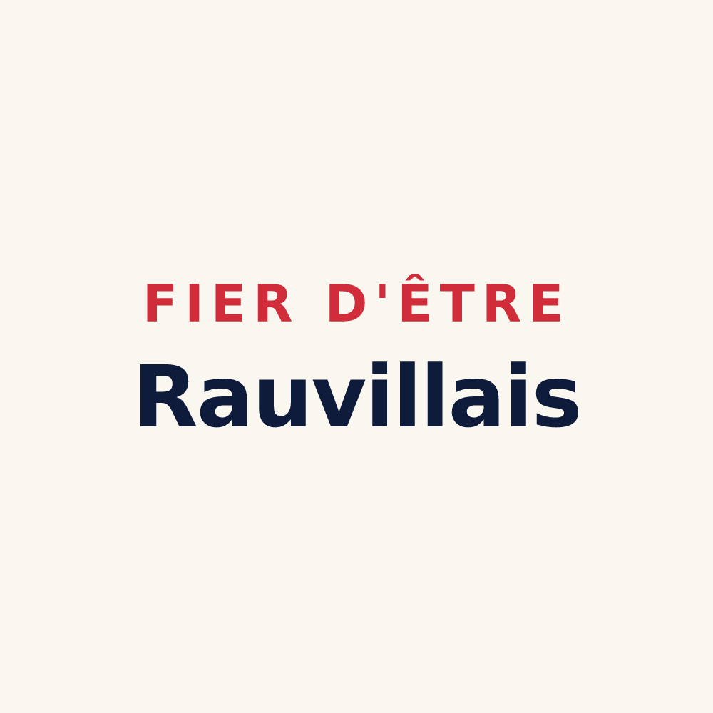 Tasse « Fier d'être Rauvillais » — design pour Rauville-la-Place