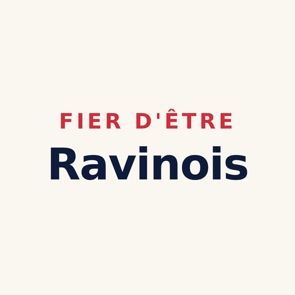 Tasse « Fier d'être Ravinois » — design pour Raves