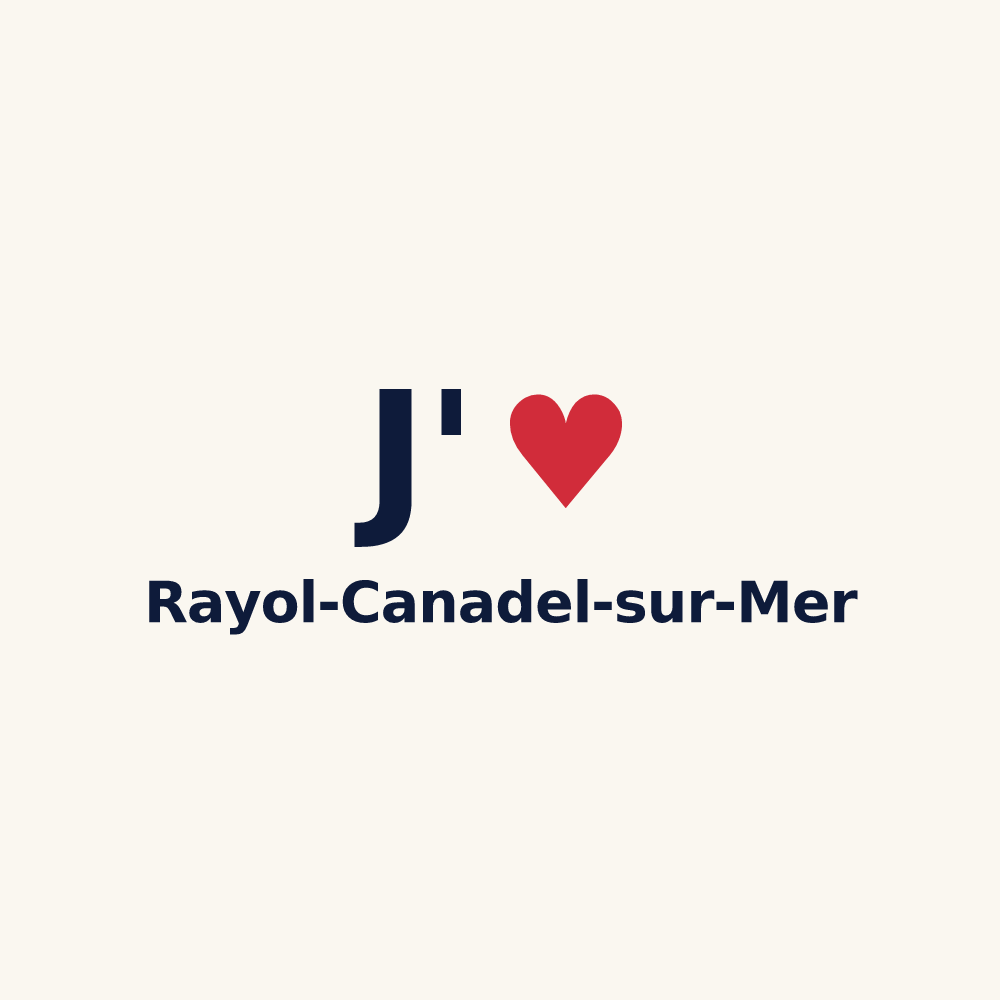 Tasse personnalisée Rayol-Canadel-sur-Mer — design J'aime Rayol-Canadel-sur-Mer