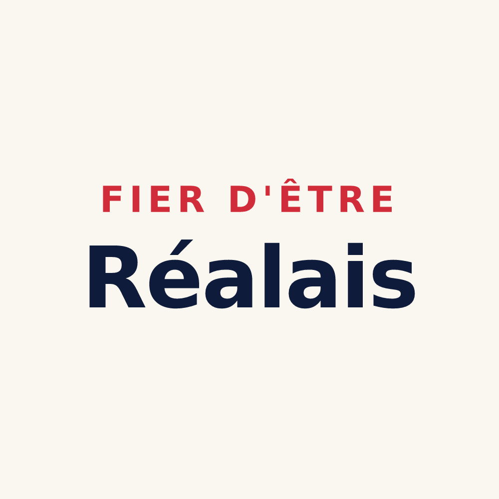 Tasse « Fier d'être Réalais » — design pour Réal
