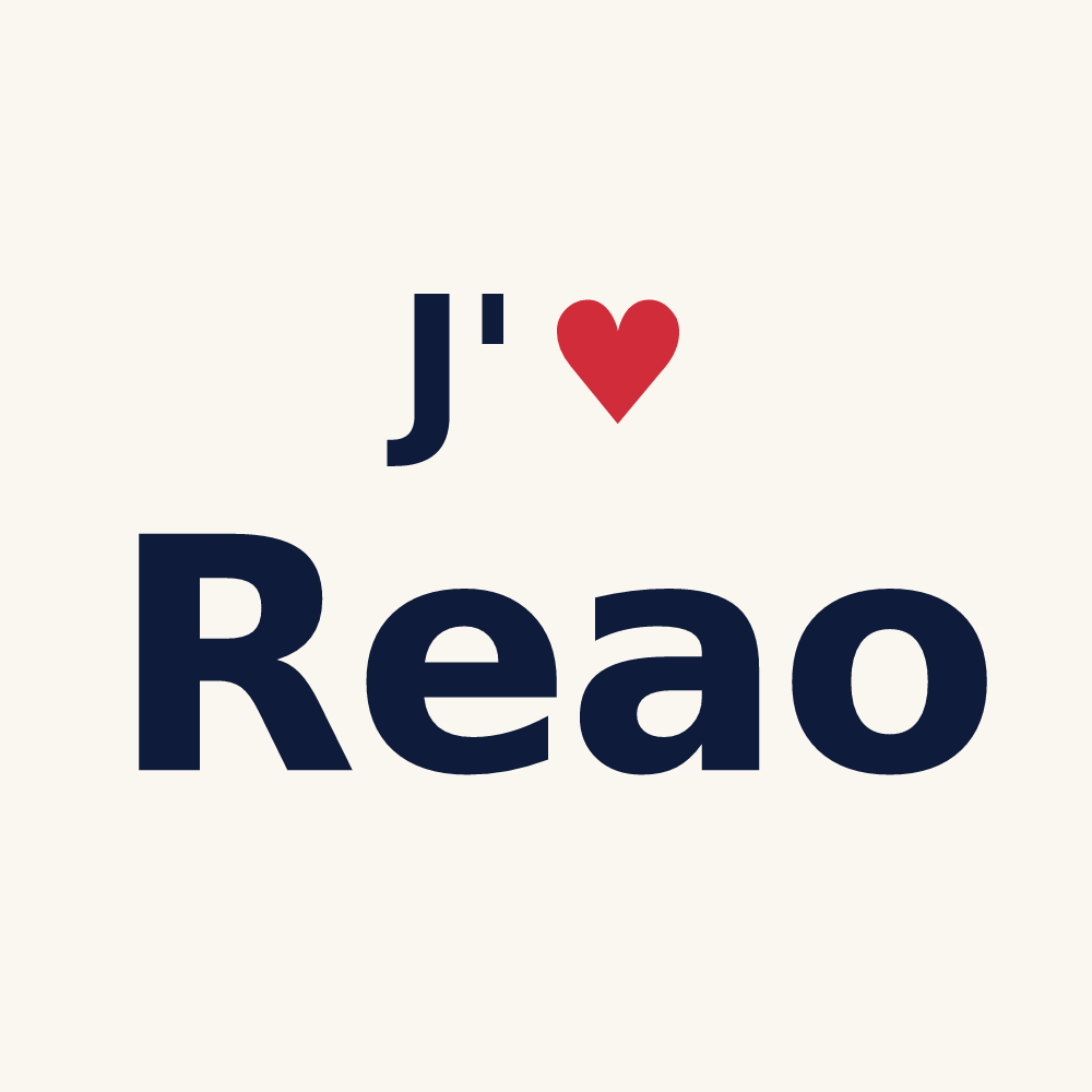 Tasse personnalisée Reao — design J'aime Reao
