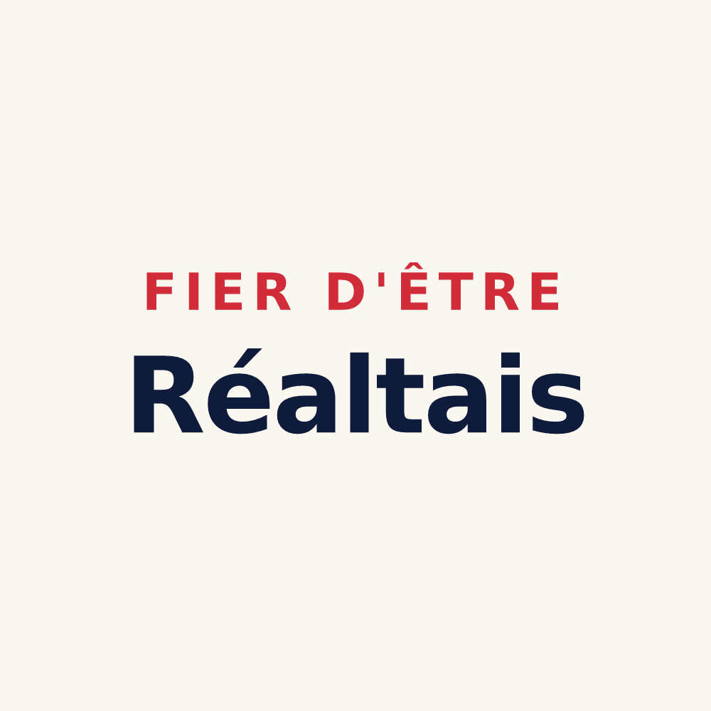 Tasse « Fier d'être Réaltais » — design pour Réau