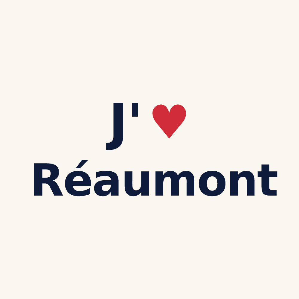 Tasse personnalisée Réaumont — design J'aime Réaumont