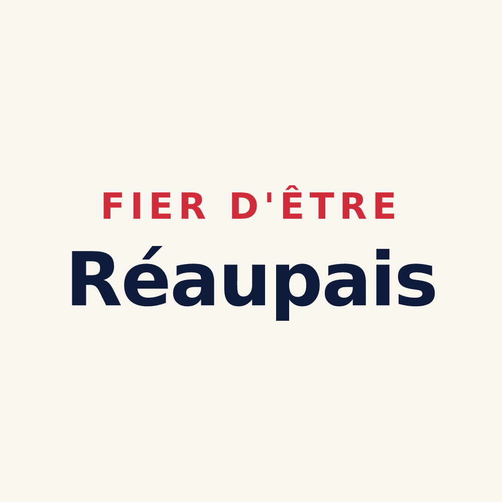 Tasse « Fier d'être Réaupais » — design pour Réaup-Lisse
