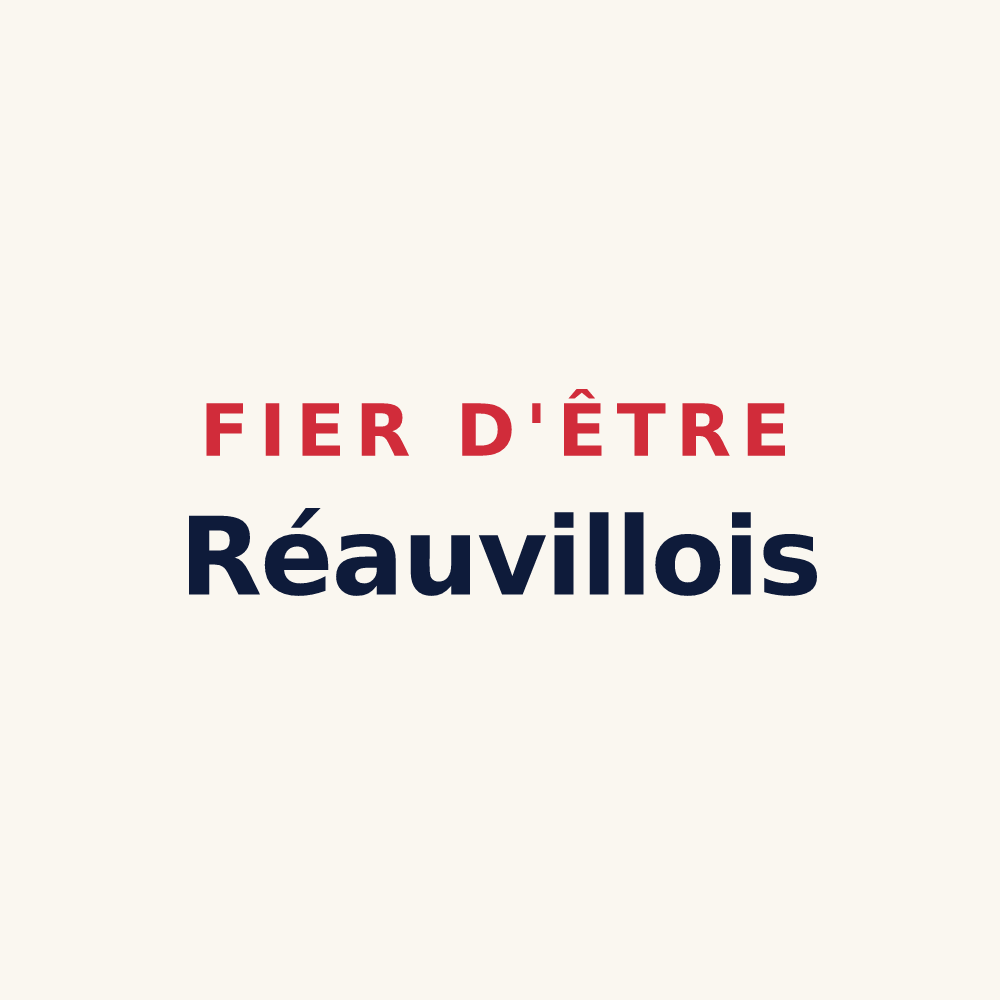 Tasse « Fier d'être Réauvillois » — design pour Réauville