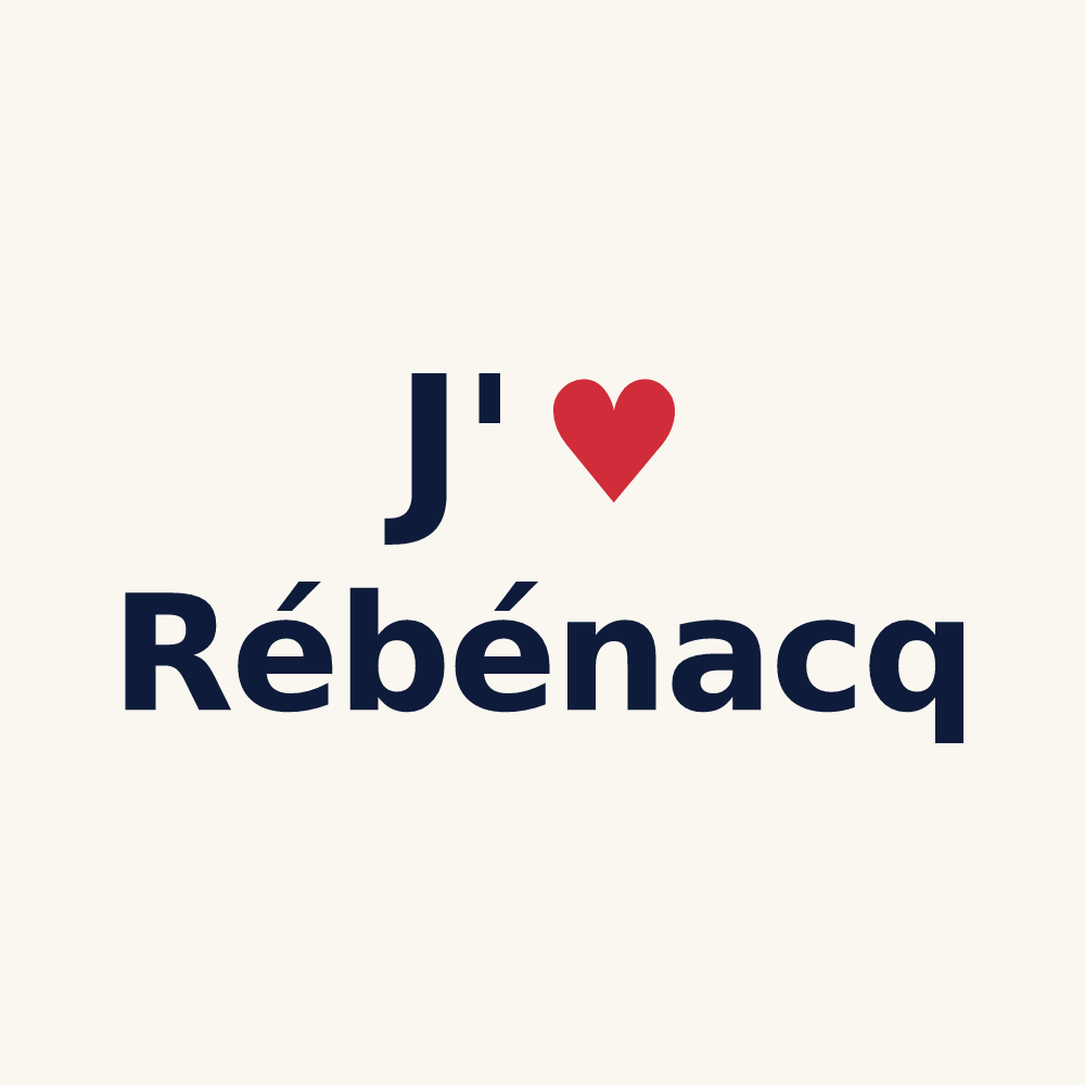 Tasse personnalisée Rébénacq — design J'aime Rébénacq