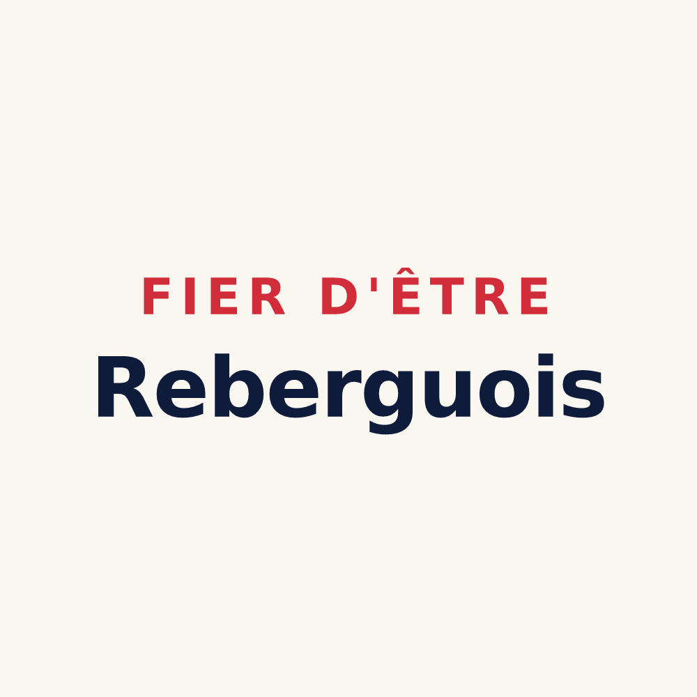 Tasse « Fier d'être Reberguois » — design pour Rebergues