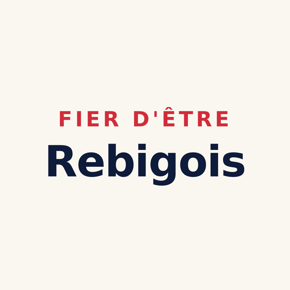 Tasse « Fier d'être Rebigois » — design pour Rebigue