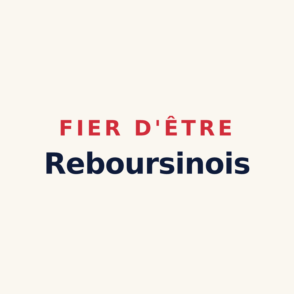 Tasse « Fier d'être Reboursinois » — design pour Reboursin
