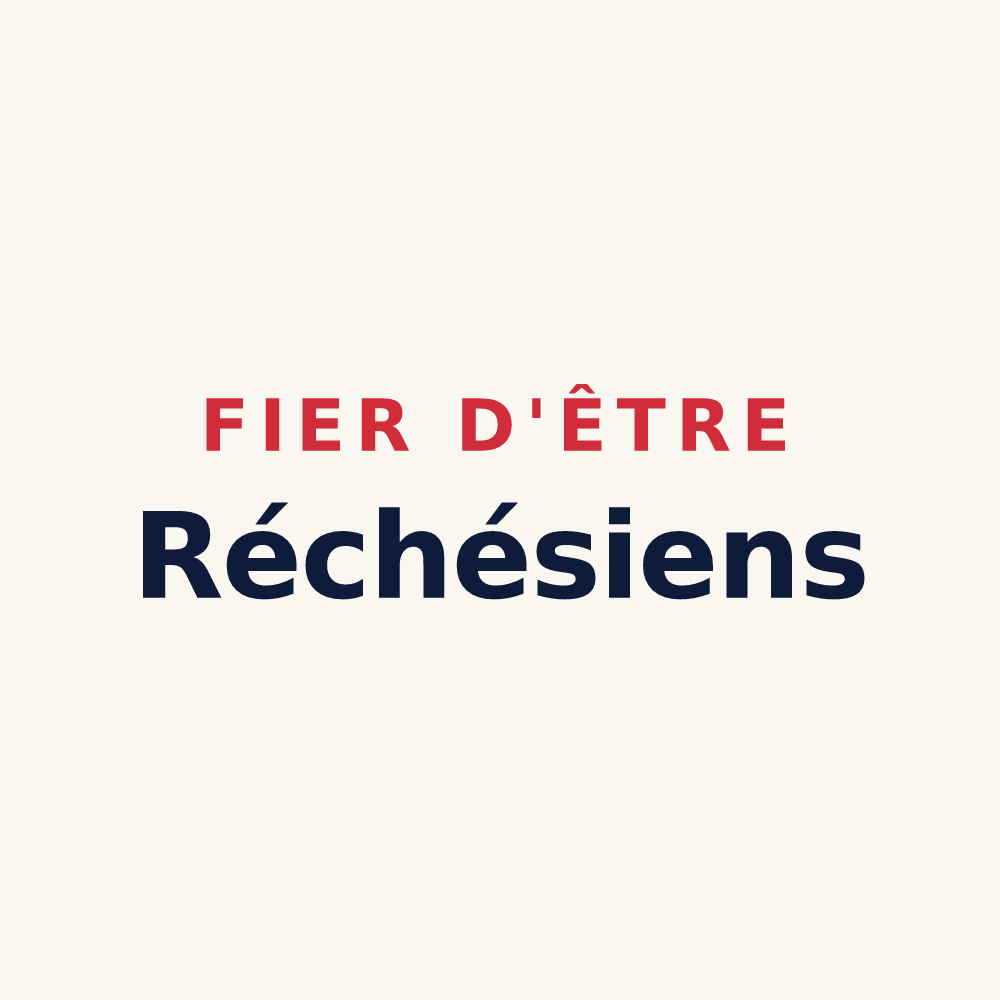 Tasse « Fier d'être Réchésiens » — design pour Réchésy