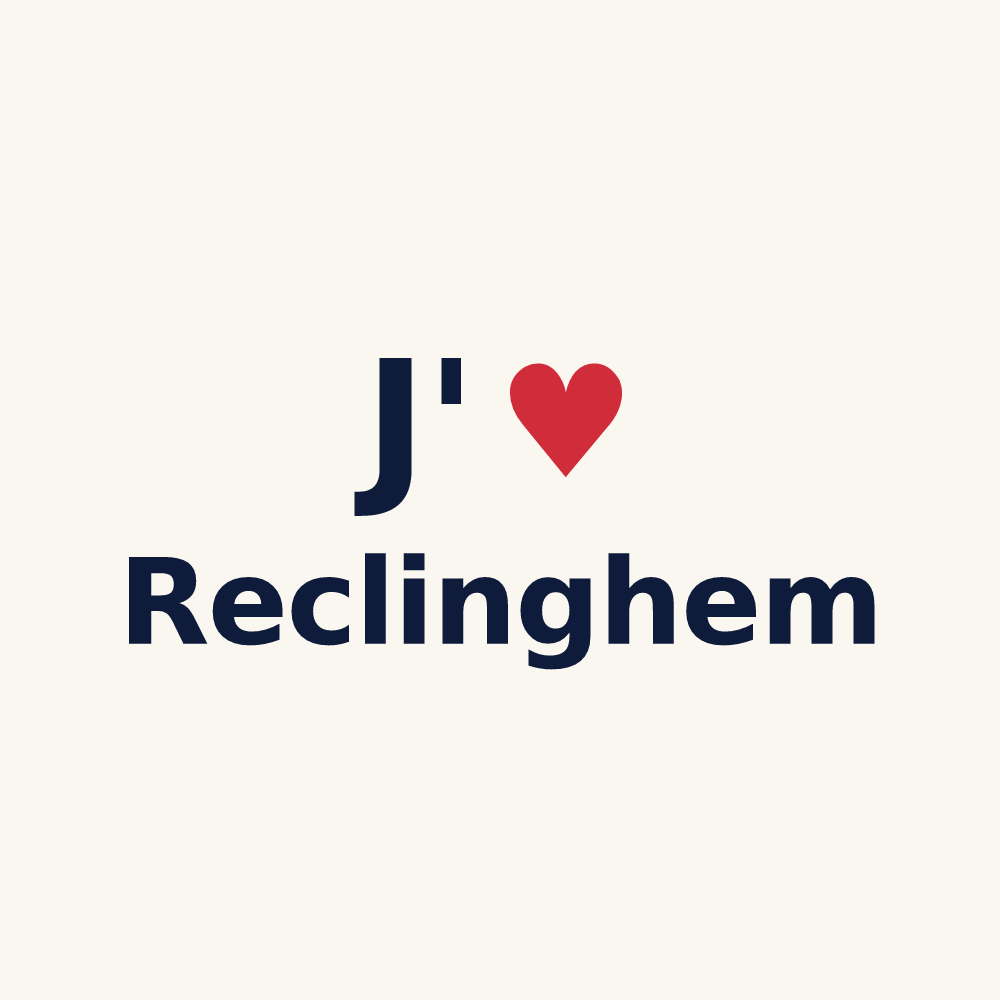 Tasse personnalisée Reclinghem — design J'aime Reclinghem