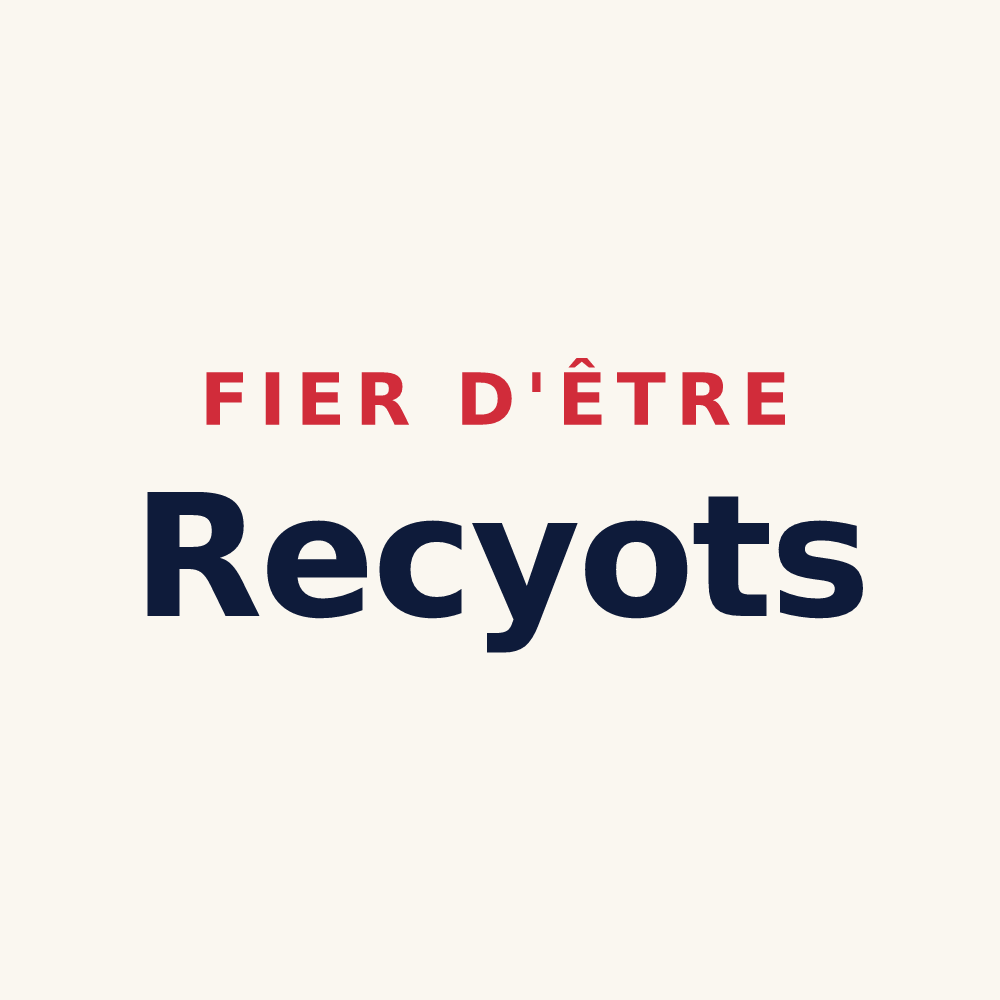 Tasse « Fier d'être Recyots » — design pour Recy