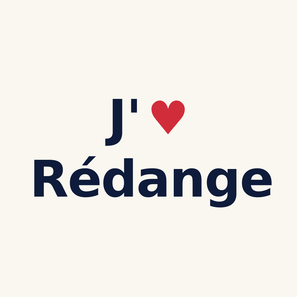 Tasse personnalisée Rédange — design J'aime Rédange