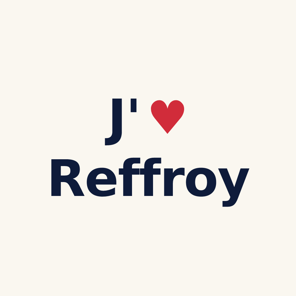 Tasse personnalisée Reffroy — design J'aime Reffroy