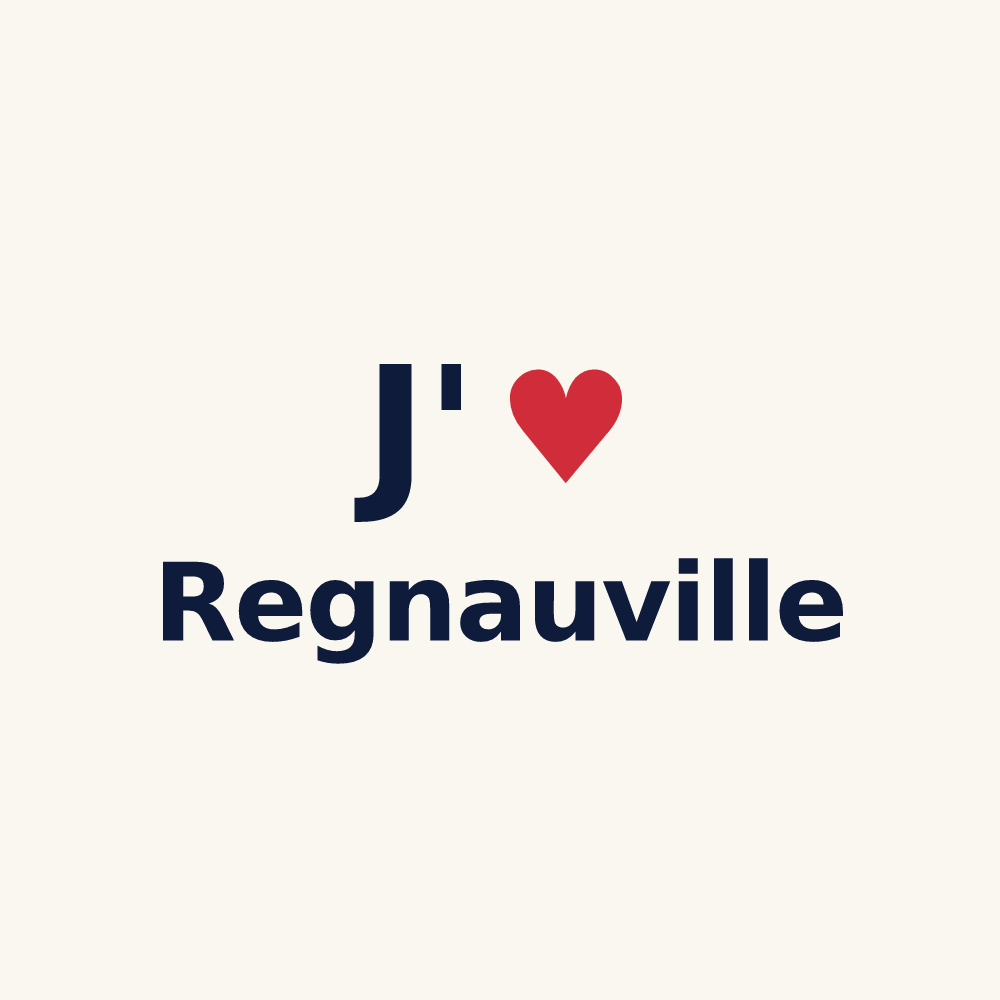 Tasse personnalisée Regnauville — design J'aime Regnauville