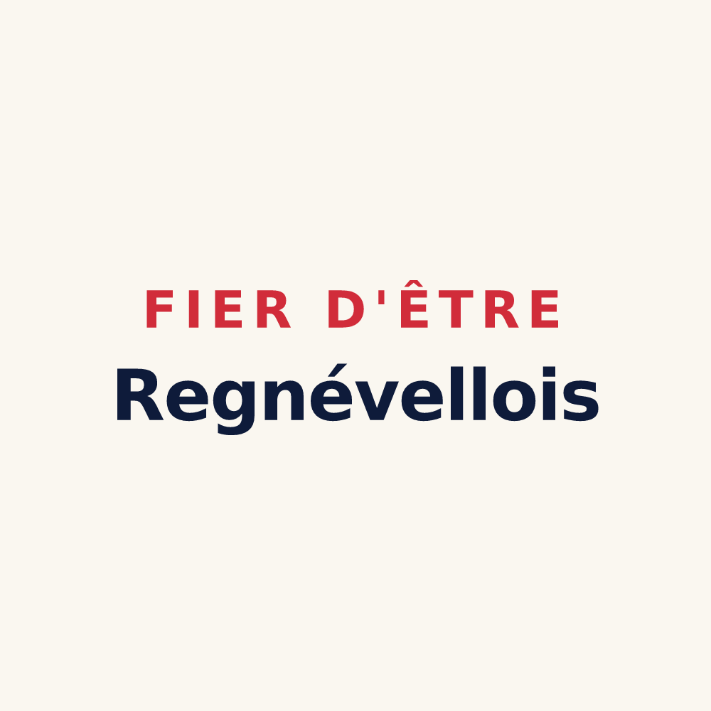 Tasse « Fier d'être Regnévellois » — design pour Regnévelle