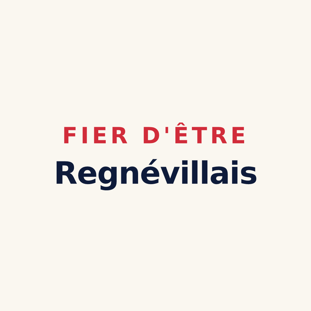Tasse « Fier d'être Regnévillais » — design pour Regnéville-sur-Mer