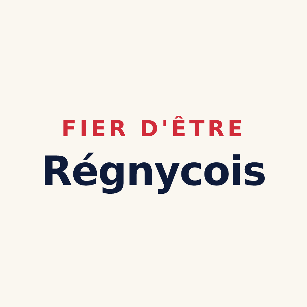 Tasse « Fier d'être Régnycois » — design pour Régny