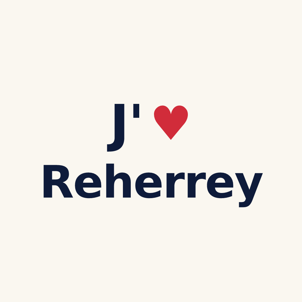 Tasse personnalisée Reherrey — design J'aime Reherrey