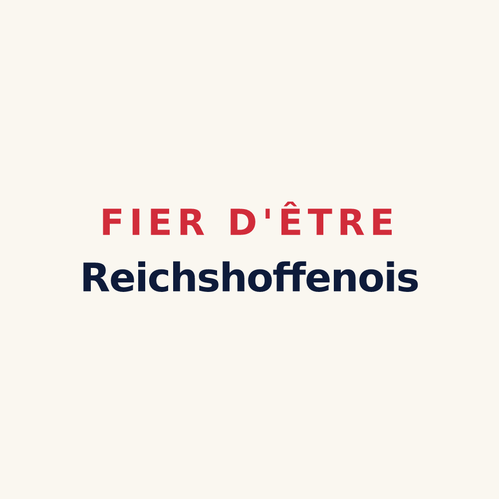 Tasse « Fier d'être Reichshoffenois » — design pour Reichshoffen