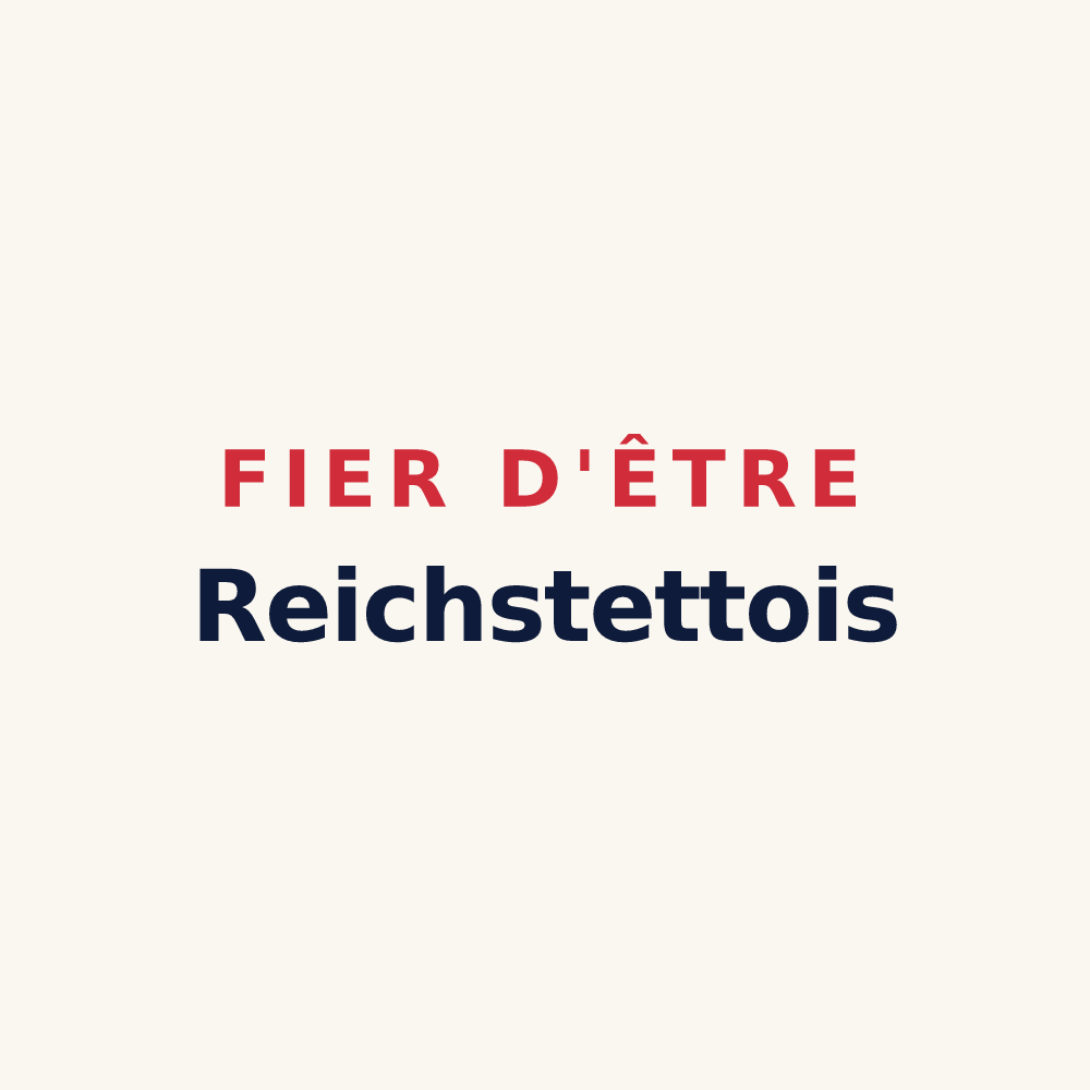 Tasse « Fier d'être Reichstettois » — design pour Reichstett