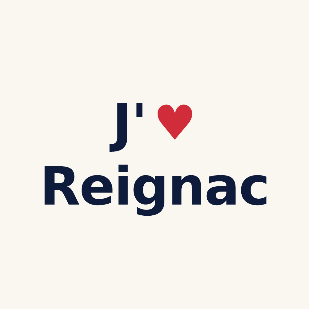 Tasse personnalisée Reignac — design J'aime Reignac