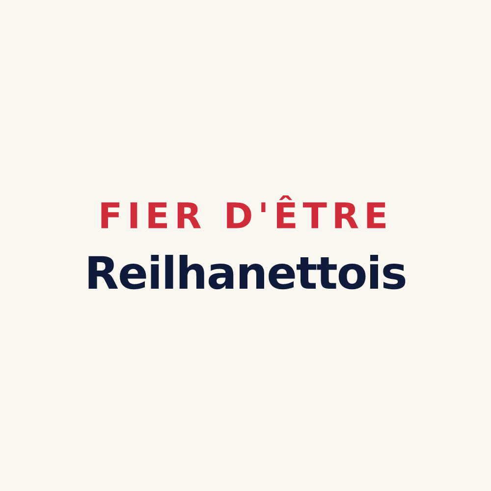 Tasse « Fier d'être Reilhanettois » — design pour Reilhanette