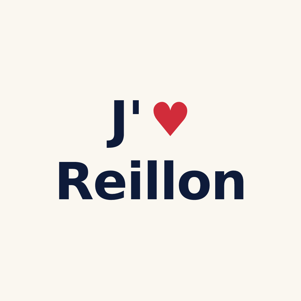 Tasse personnalisée Reillon — design J'aime Reillon