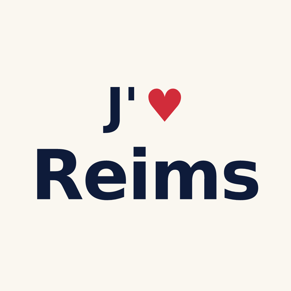 Tasse personnalisée Reims — design J'aime Reims
