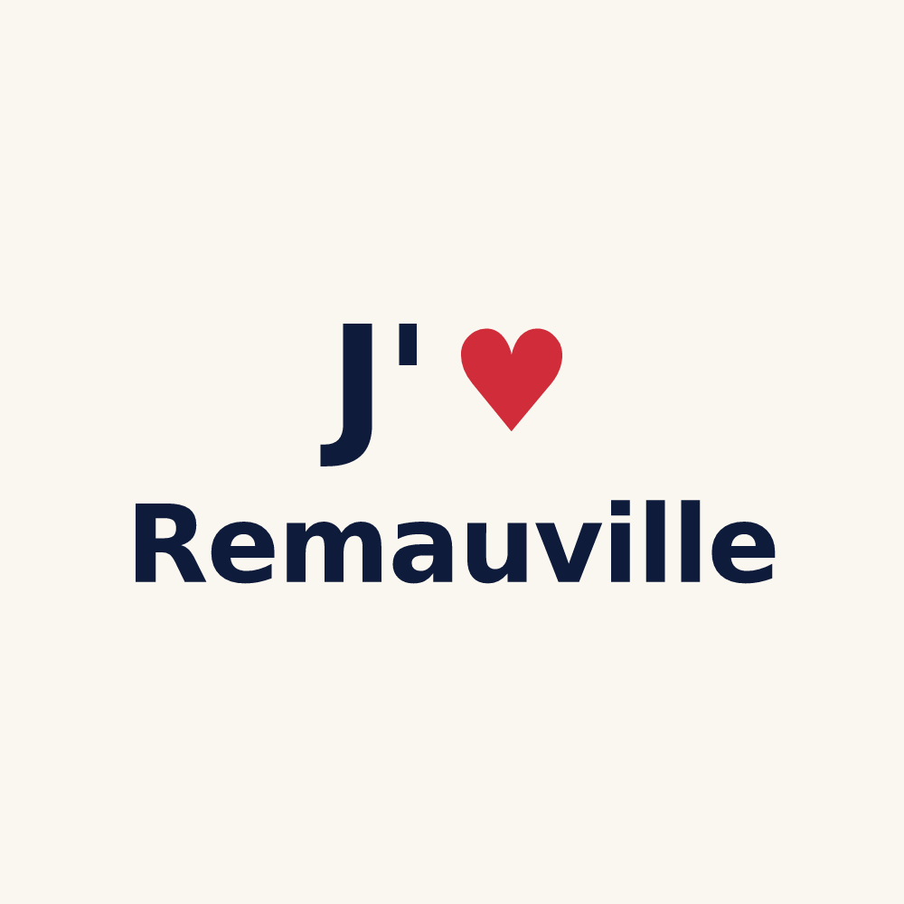 Tasse personnalisée Remauville — design J'aime Remauville