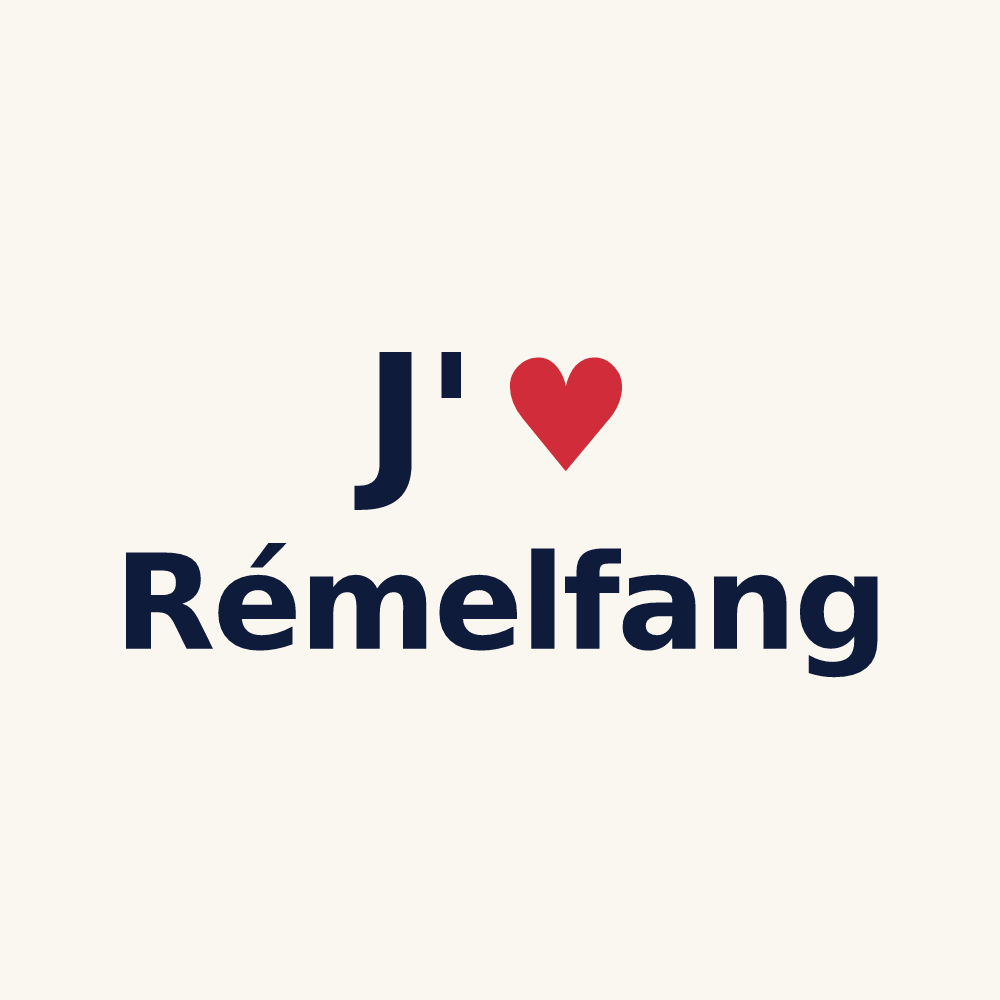 Tasse personnalisée Rémelfang — design J'aime Rémelfang