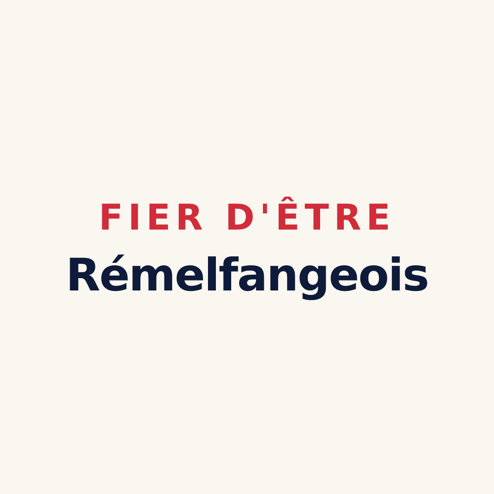 Tasse « Fier d'être Rémelfangeois » — design pour Rémelfang