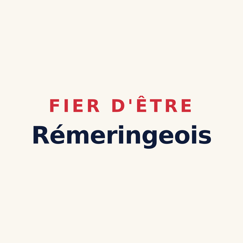 Tasse « Fier d'être Rémeringeois » — design pour Rémering