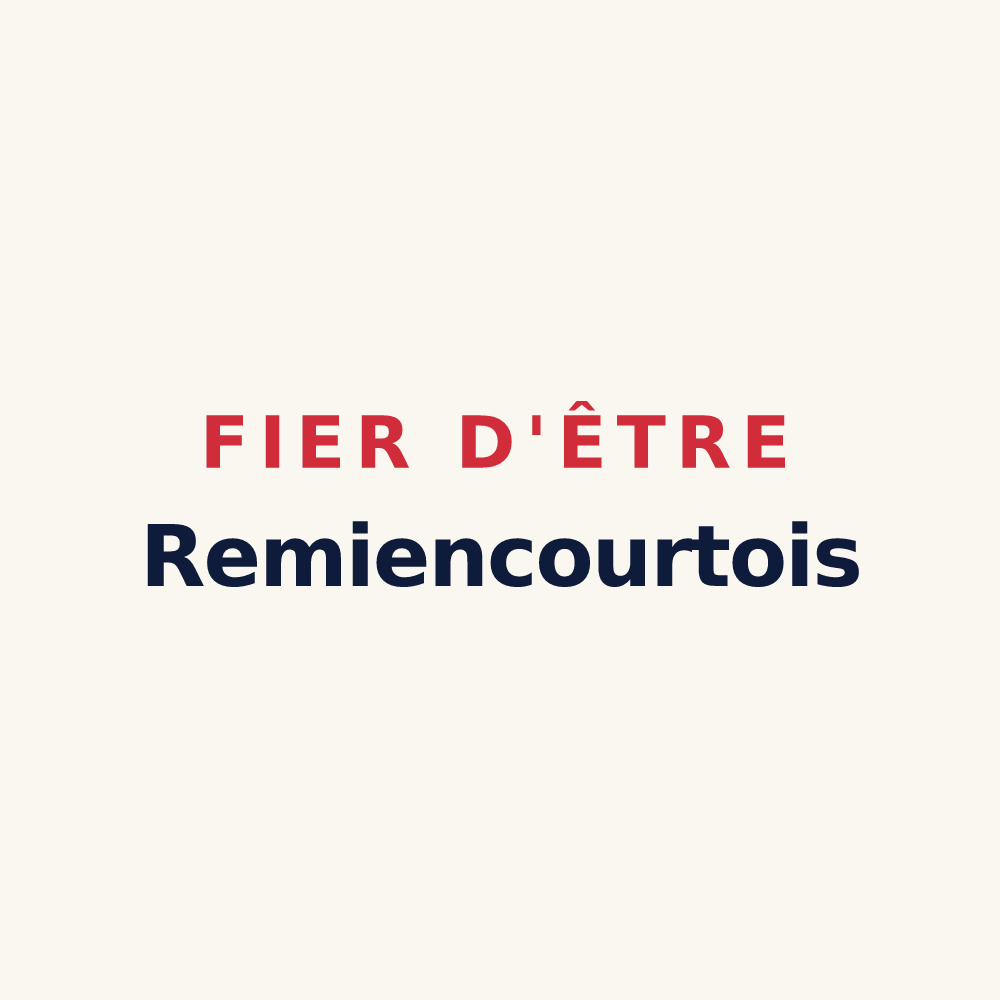 Tasse « Fier d'être Remiencourtois » — design pour Remiencourt